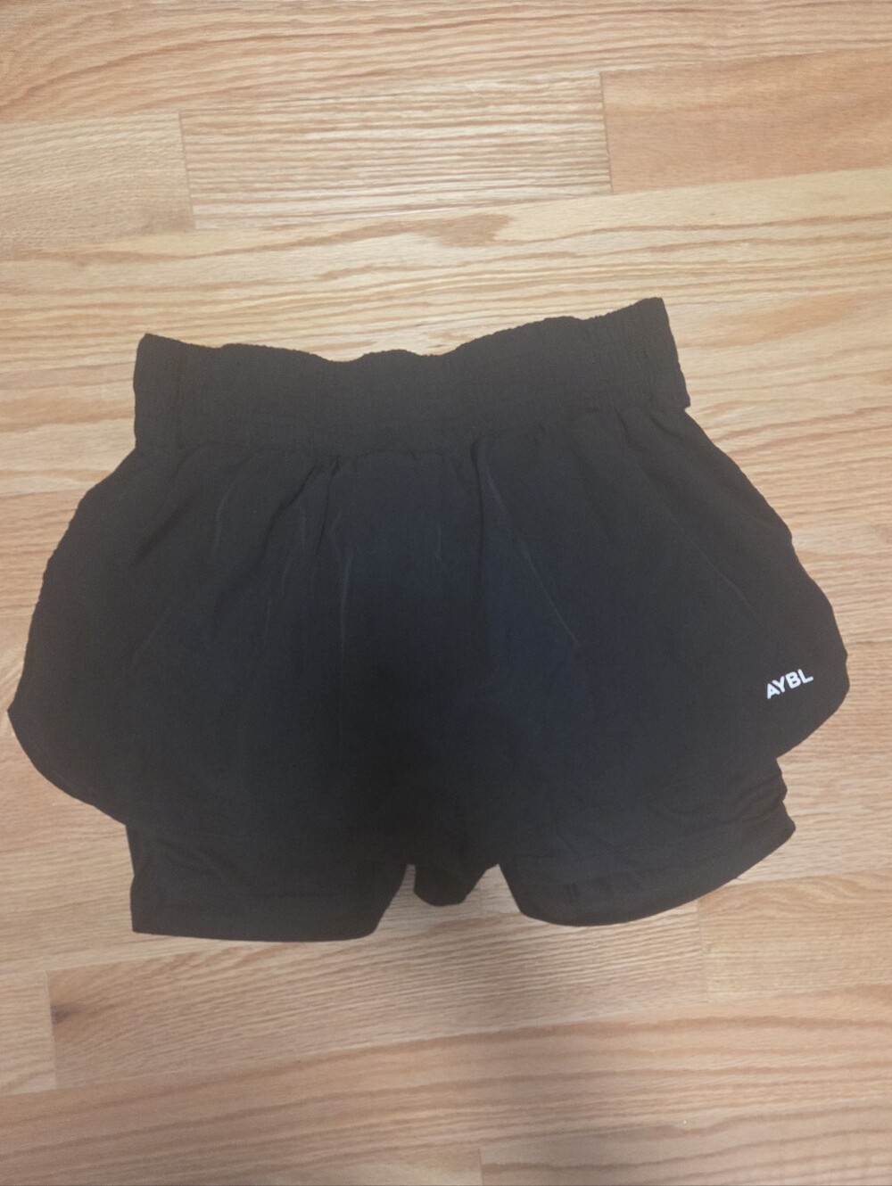 AYBL Black Women's Athletic Shorts with Logo